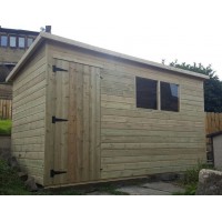 6ft x 4ft Tanalised Pent Garden Shed Range